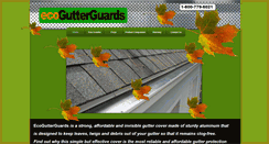 Desktop Screenshot of ecogutterguards.com